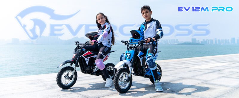 Evercross EV12M PRO vaikiškas elektrinis motociklas vaikams dviratis balansinis