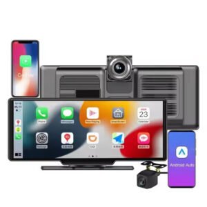 universali automobilio carplay navigacija multimedija su registratoriumi