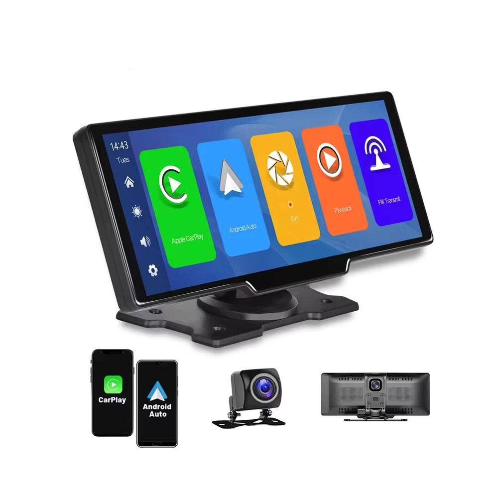 universali automobilio carplay navigacija multimedija su registratoriumi