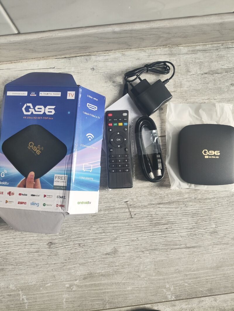 Q96 MAX S905L 4/64GB smart tv box priedelis android