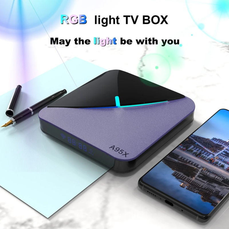 A95X F3 Air 2 išmanusis tv priedelis smart box andoird