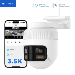 Xiaomi Imilab EC panorama wifi valdoma saugos apsaugos kamera dviguba