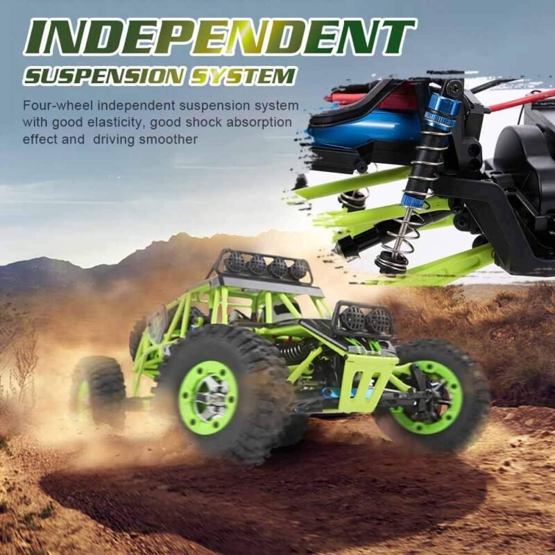 WLToys 12427 RC Džipas bagis valdomas pulteliu monster truck vaikams