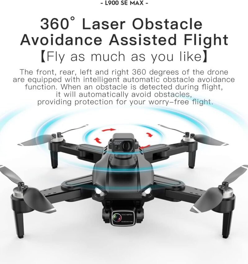 LYZRC L900 Pro Max dronas su GPS ir dviem kamerom