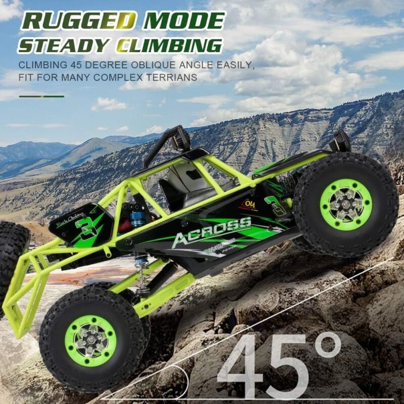 WLToys 12427 RC Džipas bagis valdomas pulteliu monster truck vaikams
