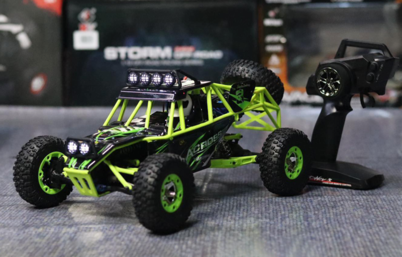 WLToys 12427 RC Džipas bagis valdomas pulteliu monster truck vaikams