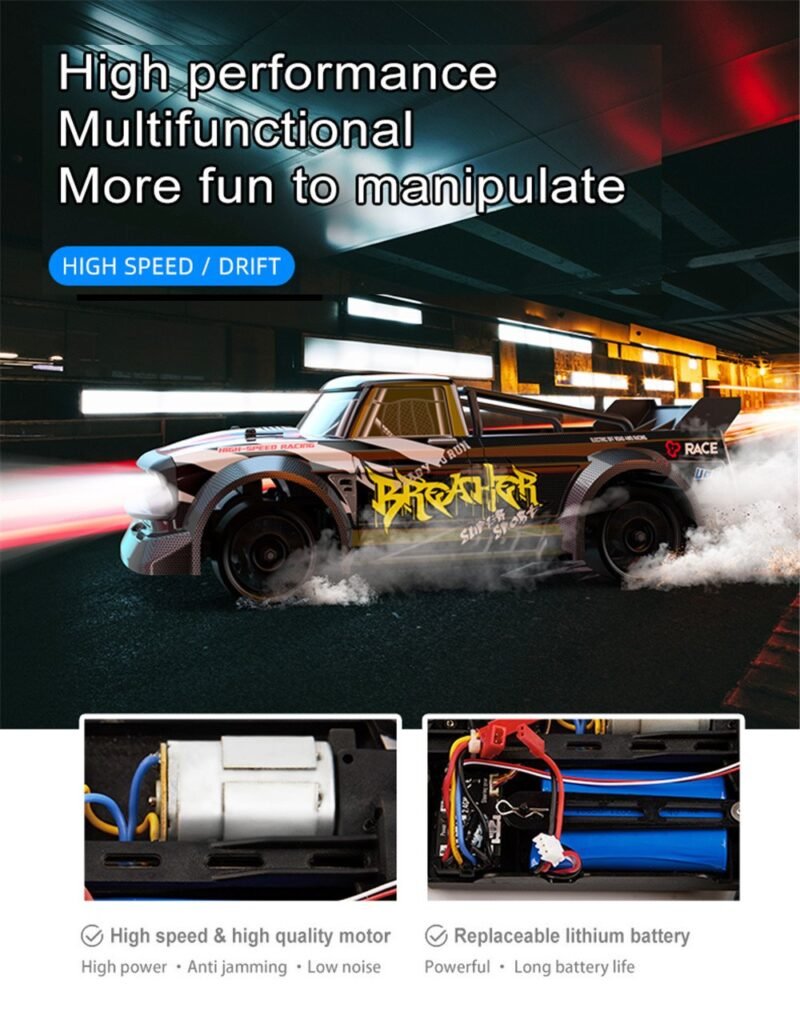 UDIRC BREAKER DRIFT SPORT 1/16 automodelis drift ralio modelis bolidas valdomas pulteliu