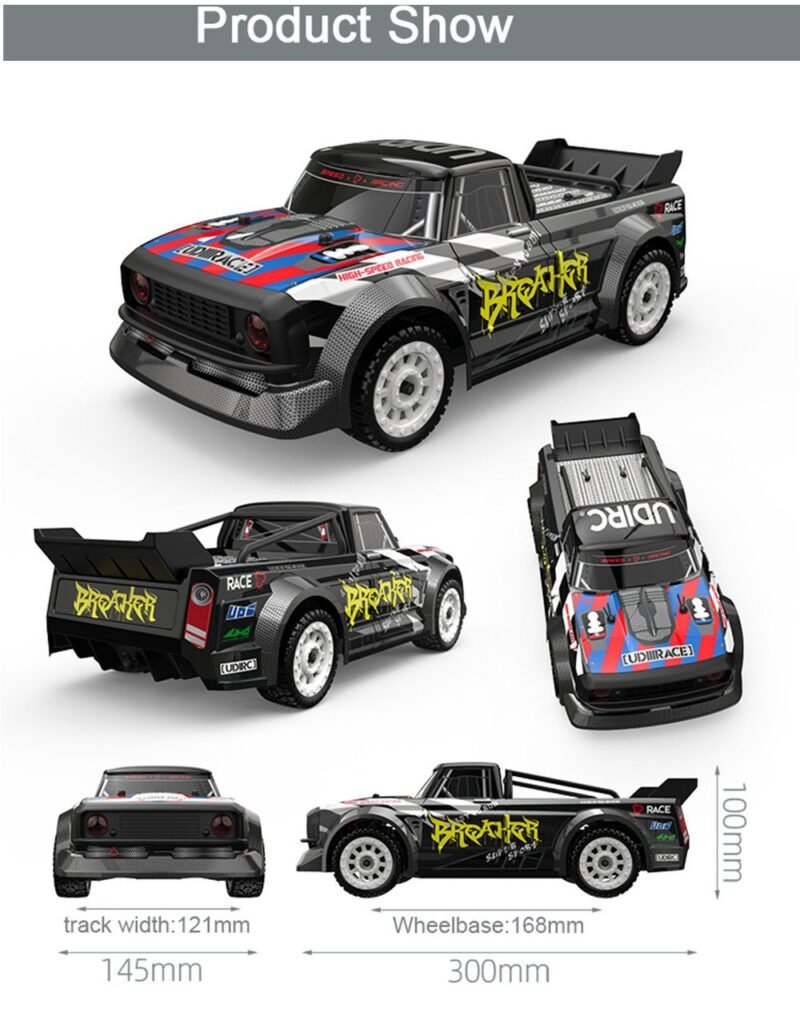 UDIRC BREAKER DRIFT SPORT 1/16 automodelis drift ralio modelis bolidas valdomas pulteliu