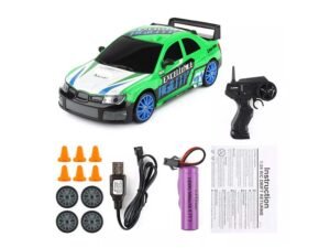 Mini RC drift mašinėlė su priedais valdoma vaikams