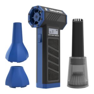 Mini Turbo ventiliatorius su pūtimo ir siurbimo antgaliais