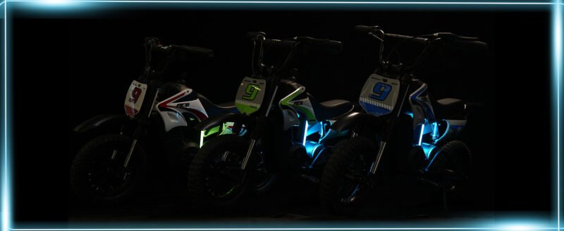 RCB R9X Pro elektrinis krosinis motociklas vaikams vaikiškas balansinis dviratis