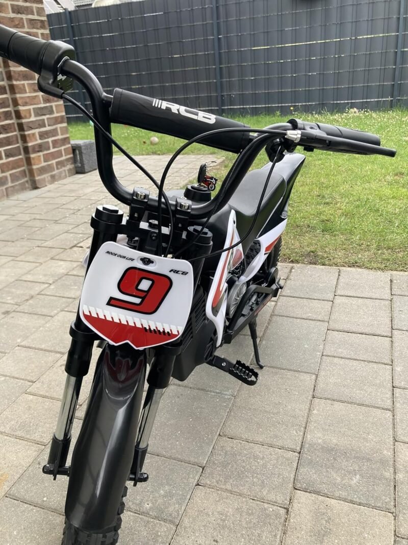 RCB R9X Pro elektrinis krosinis motociklas vaikams vaikiškas balansinis dviratis