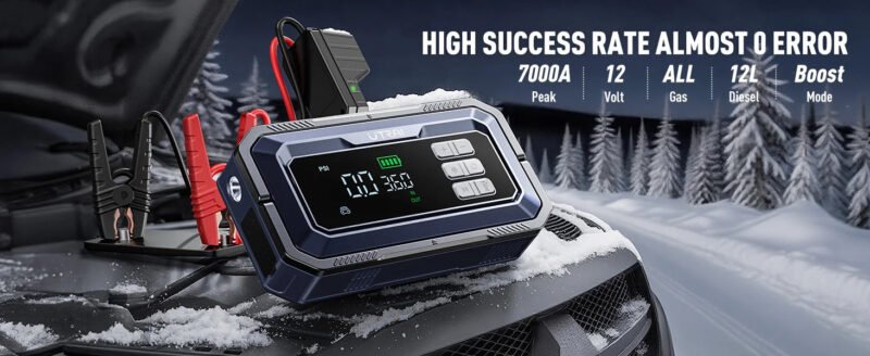 Utrai JS 30 Automobilio užvedėjas būsteris kompresorius + OBD diagnostika