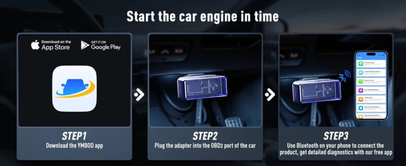 Utrai JS 30 Automobilio užvedėjas būsteris kompresorius + OBD diagnostika