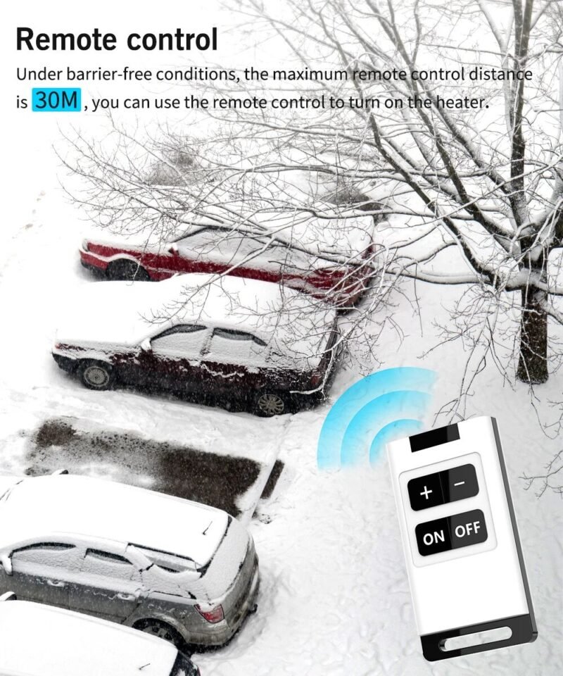 Universalus 12V 24V 220V Dyzelinis šildytuvas 8kw su Bluetooth valdymu