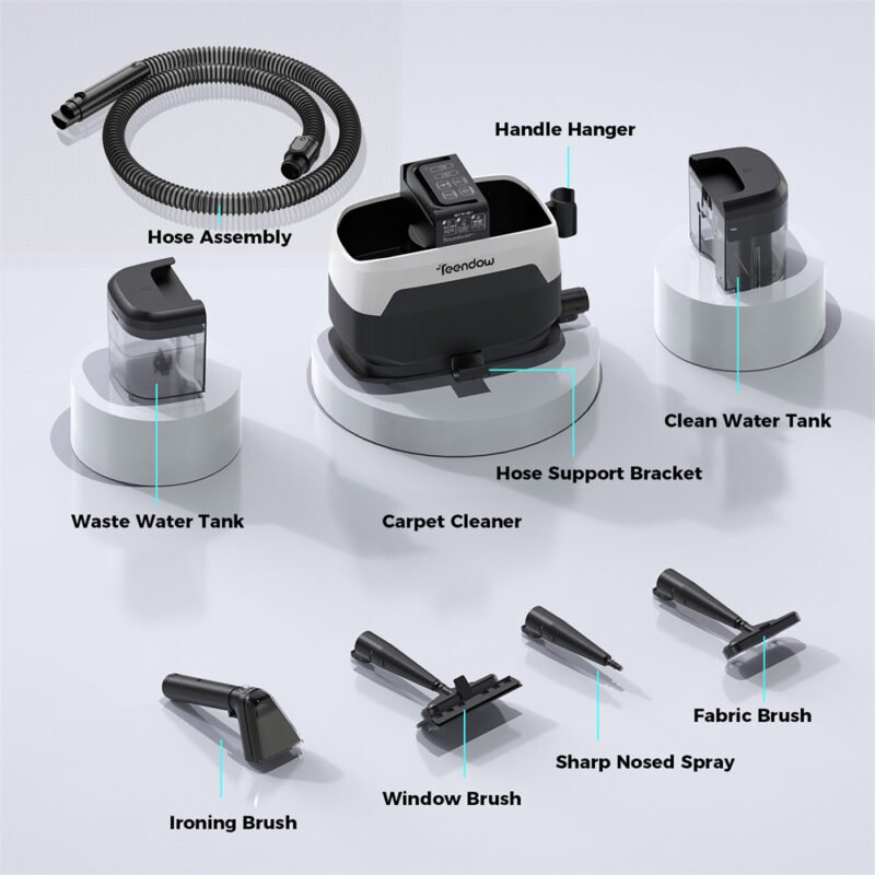 Teendow C6 MAX Plaunantis garinis giluminis dulkių siurblys karcher puzzi