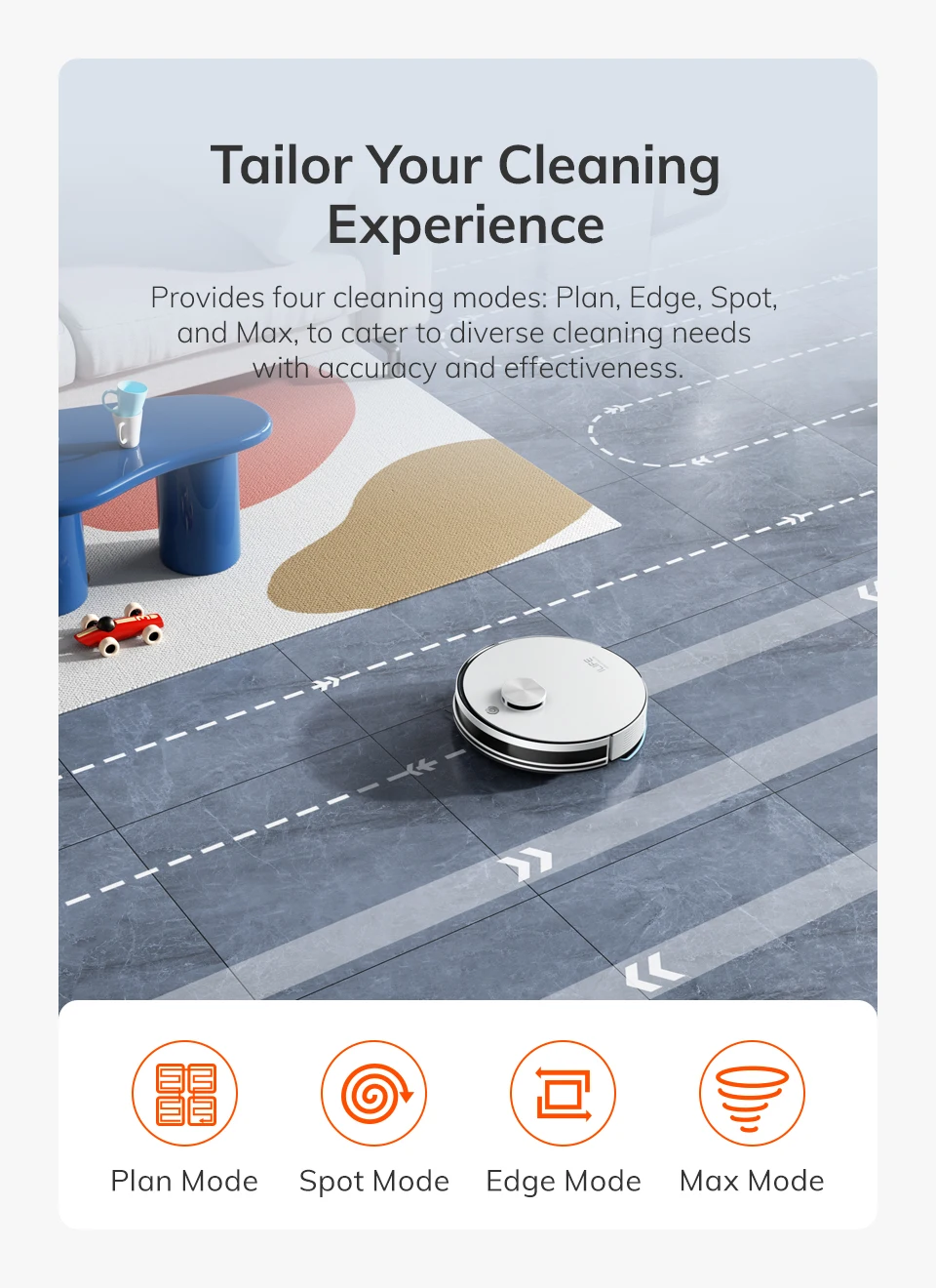 Ilife A30 Pro Robotas dulkių siurblys su drėgnu valymu, išsivalymo stotele ir LiDar navigacija
