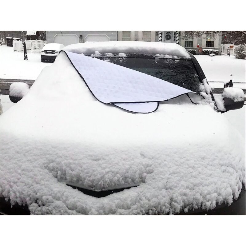 Automobilio priekinio stiklo uždangalas nuo sniego ar saulės - Image 4