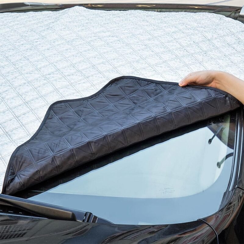 Automobilio priekinio stiklo uždangalas nuo sniego ar saulės - Image 8
