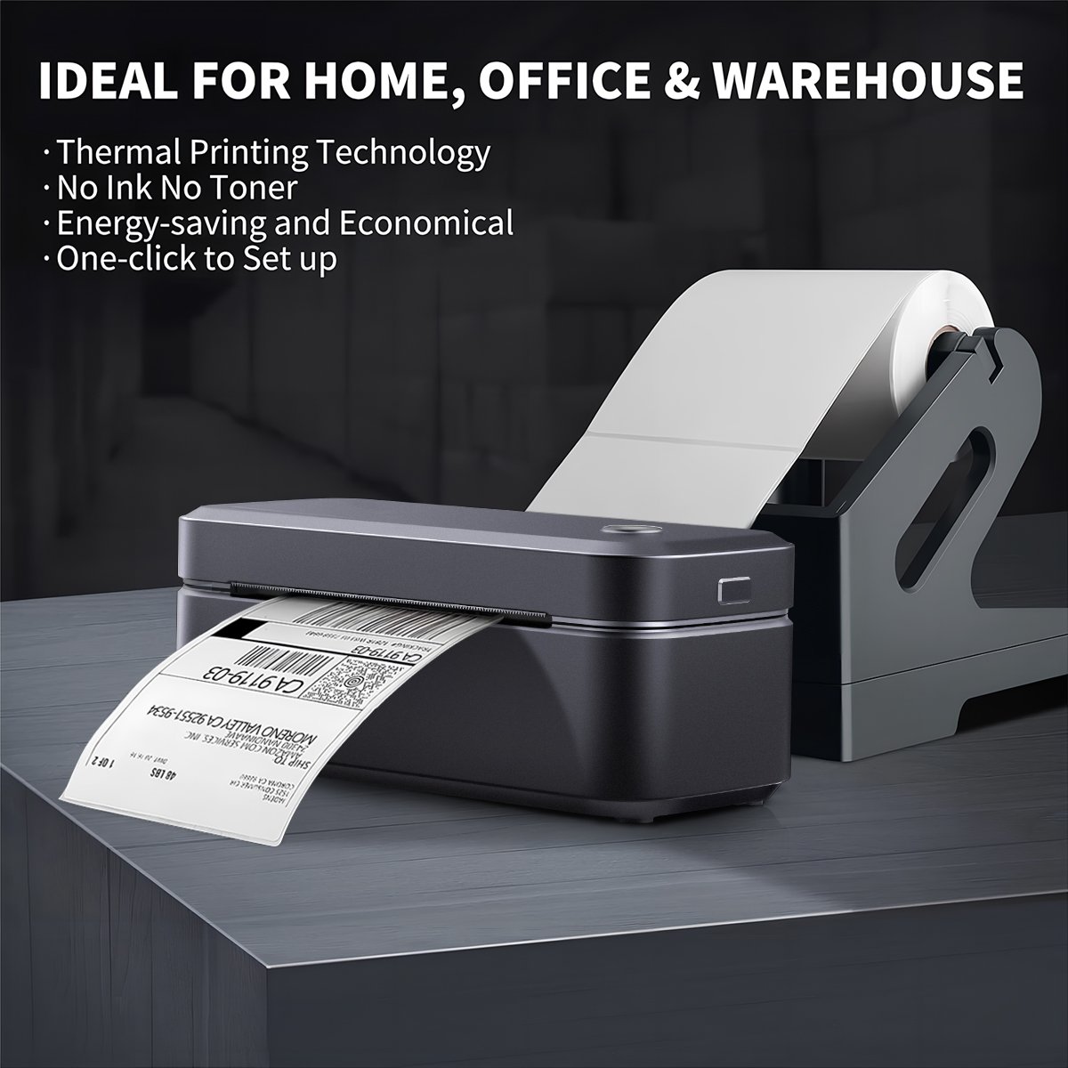 MarkLife X4 Kurjerinių paštomatų etikečių spausdintuvas terminiu būdų be kasečių