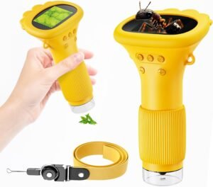 Vaikiškas skaitmeninis mikroskopas su ekranu