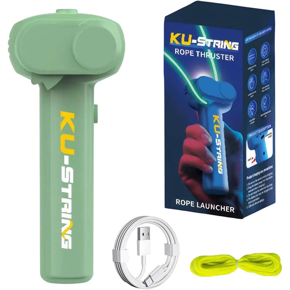KU-STRING elektrinis Lasso šuolių virvės žaidimas Rope Thruster / Rope Launcher