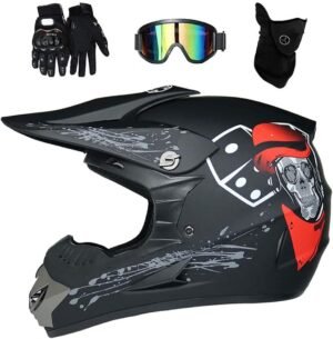 Vaikiškas motokroso šalmas