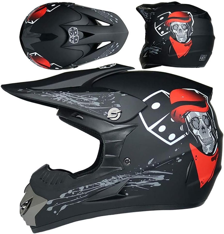 Vaikiškas motokroso šalmas