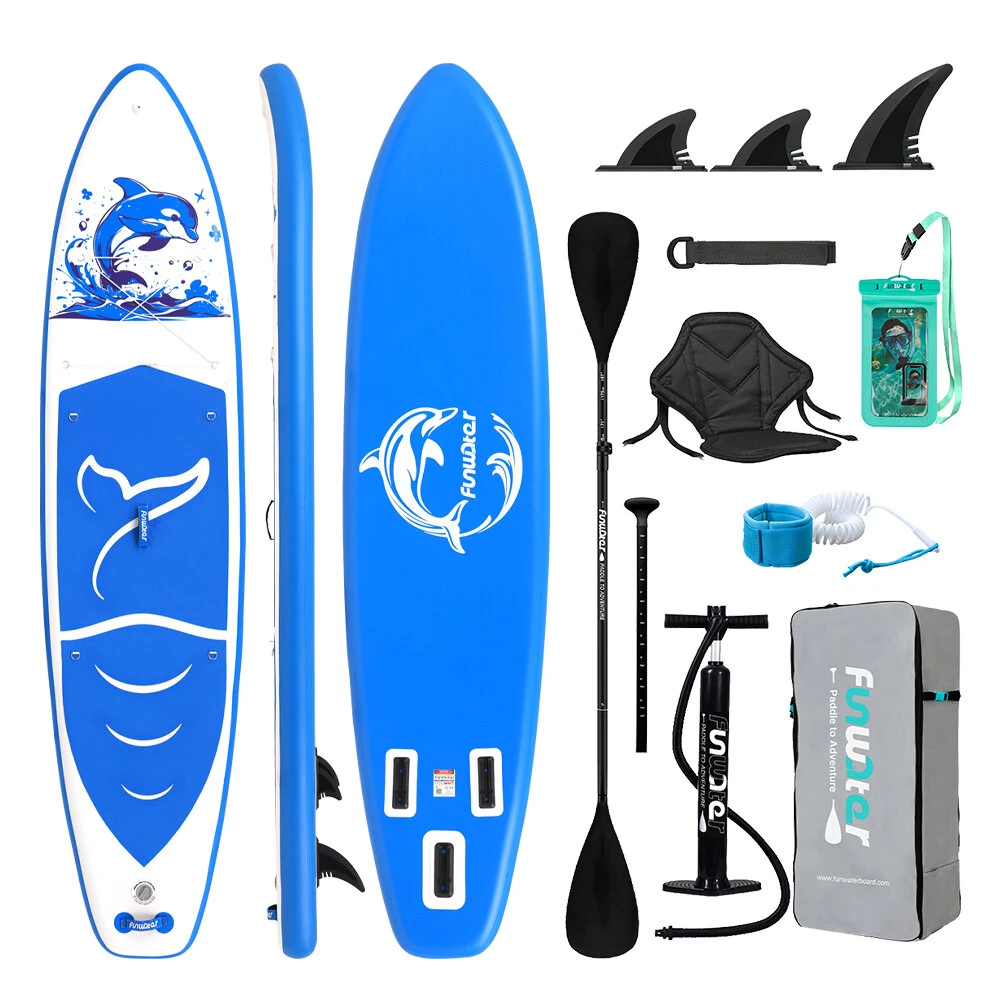 FunWater Pripučiama irklentė SUP Su sėdyne Whale 350x84x15