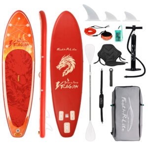 FunWater Pripučiama irklentė su sėdyne Dragon 350x90x15cm